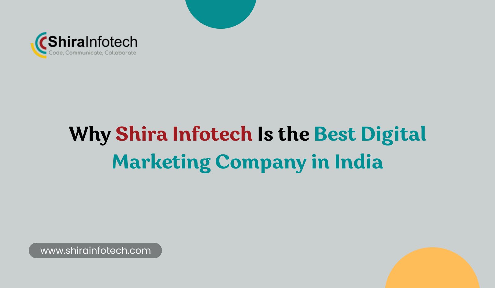 Why Shira Infotech Is the Best Digital Marketing Company in India