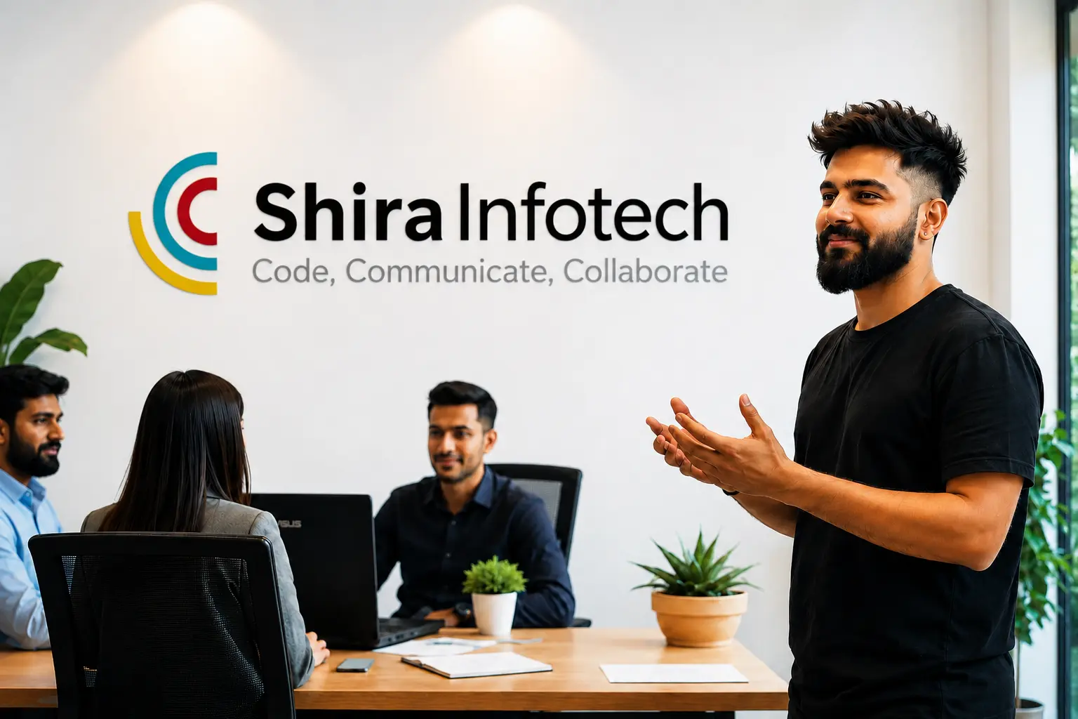 Shira Infotech office and digital marketing team