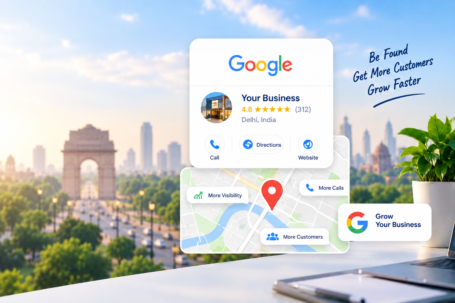 Google Business Profile and Google Maps SEO services in Delhi