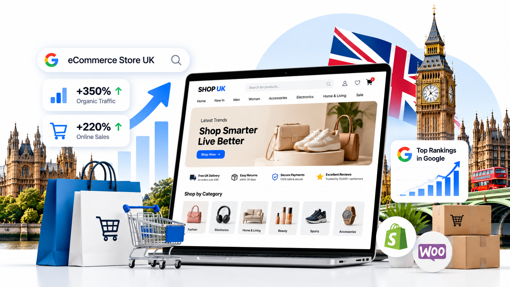Ecommerce SEO search visibility and Google organic search