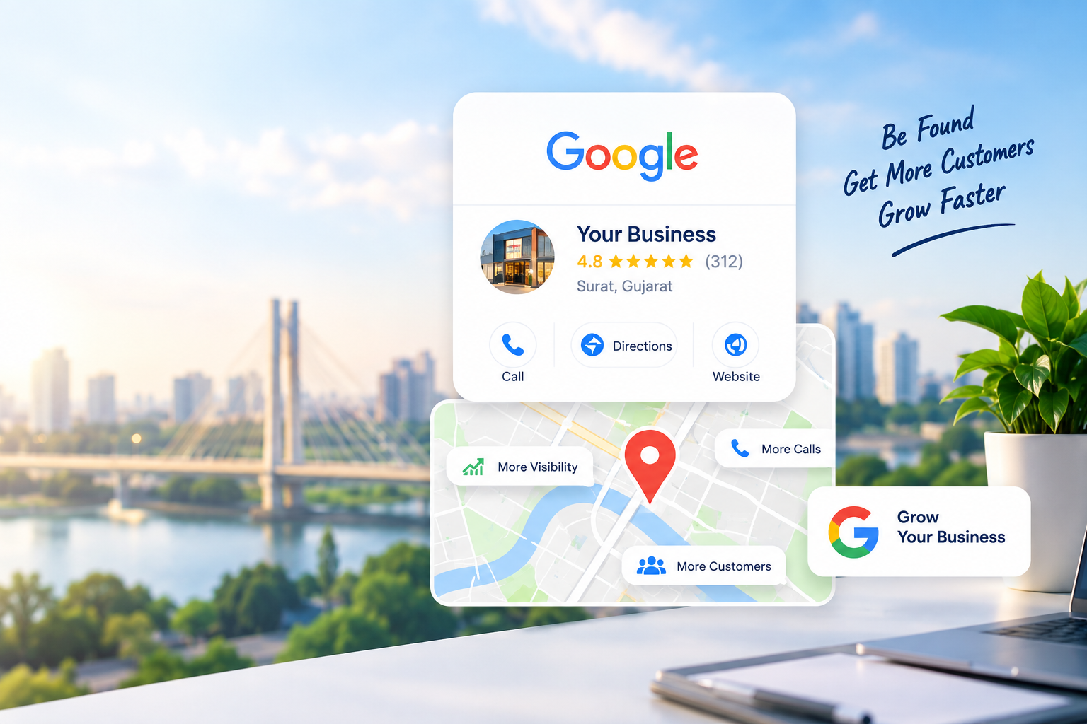 Google Business Profile and Google Maps SEO services in Surat